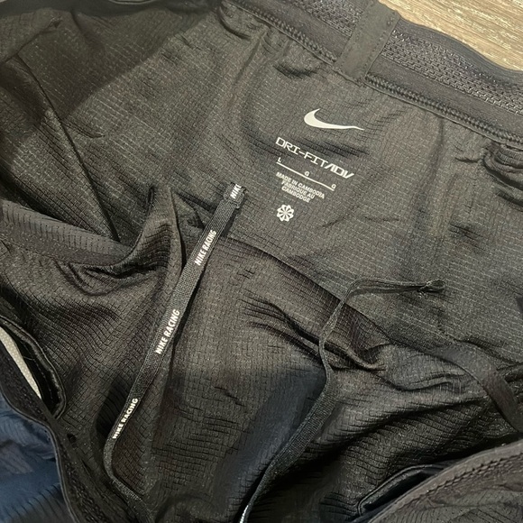 Nike racing ADV shorts. Size L. NWT. Black - Picture 3 of 6